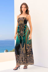 EMERALD EMPRESS S - S MIDI DRESS - Czarina