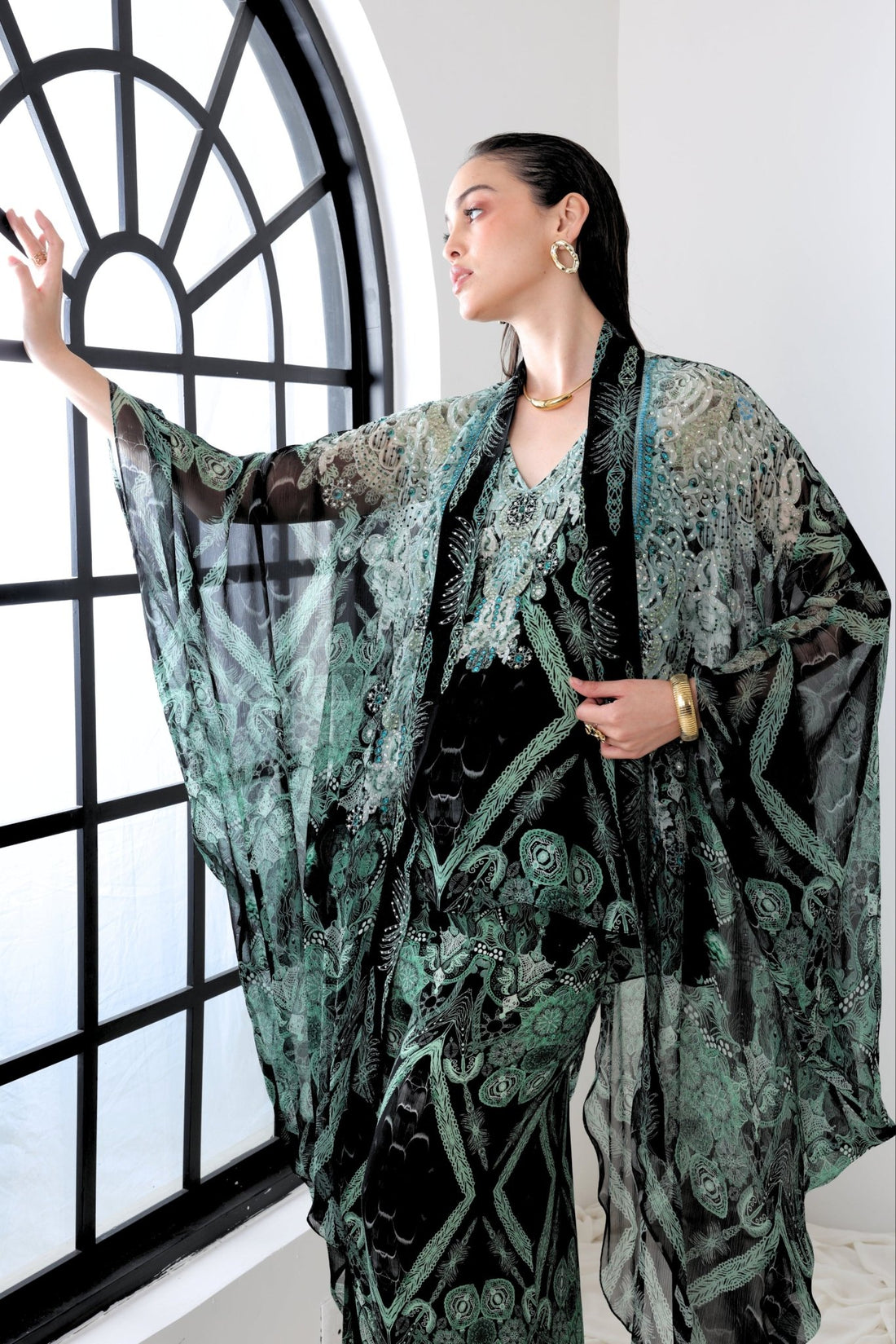 EMERALD OASIS MEDIUM CAPE - Czarina