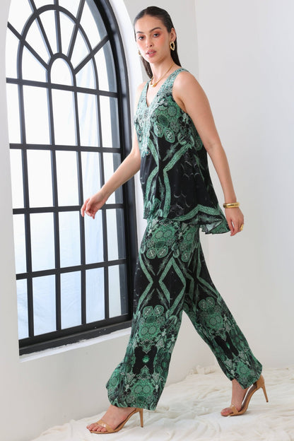 EMERALD OASIS TANK TOP - Czarina