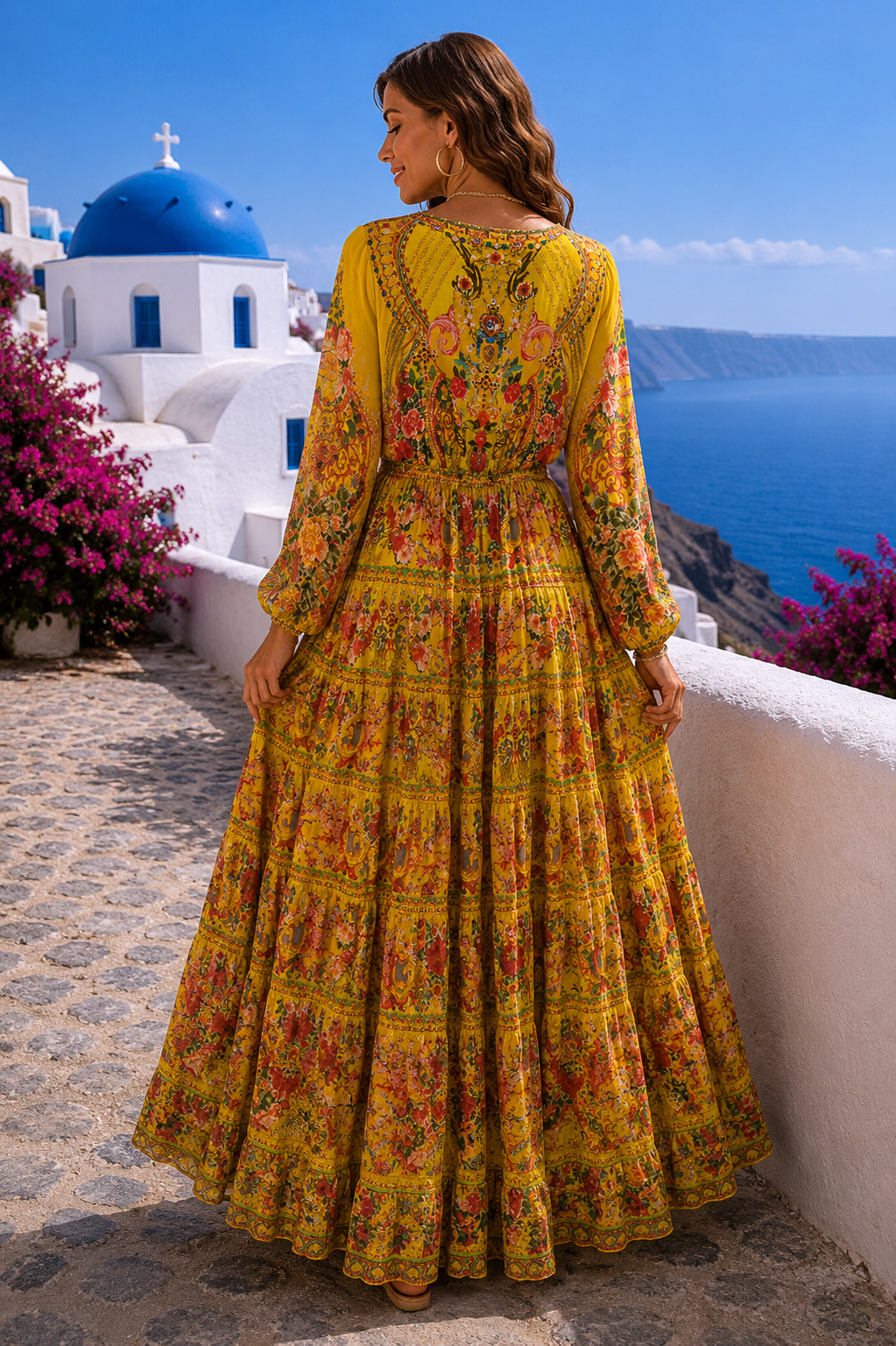 Endless Summer Shirred Maxi Dress - Czarina