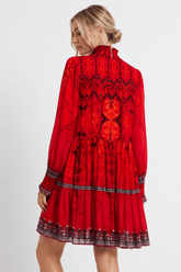 FEARLESS HER SMOCKING SHORT DRESS - Czarina
