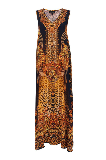GOLDEN LADY SLEEVELESS DRESS - Czarina