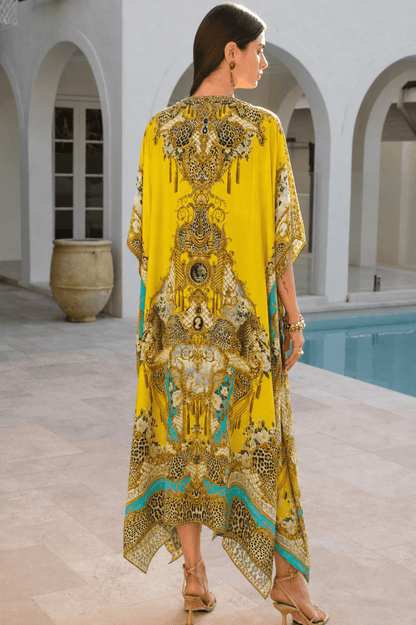 GOLDEN LEOPARD MEDIUM KAFTAN - Czarina