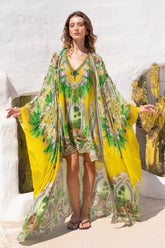 GOLDEN PALMS LONG CAPE - Czarina