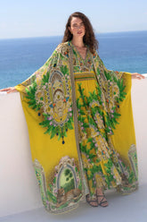 GOLDEN PALMS LONG CAPE - Czarina