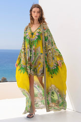 GOLDEN PALMS LONG CAPE - Czarina