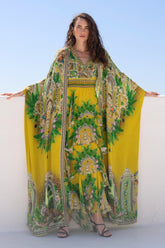 GOLDEN PALMS LONG CAPE - Czarina