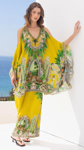 GOLDEN PALMS TROUSER - Czarina