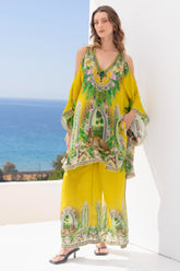 GOLDEN PALMS TROUSER - Czarina