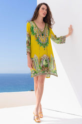 GOLDEN PALMS TUNIC - Czarina