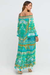 Isle Of Dreams Off Shoulder Maxi Dress - Czarina