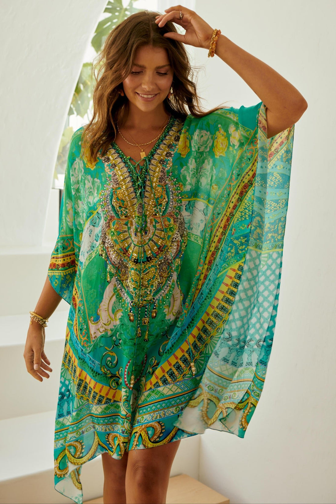 Isle Of Dreams Short Kaftan - Czarina