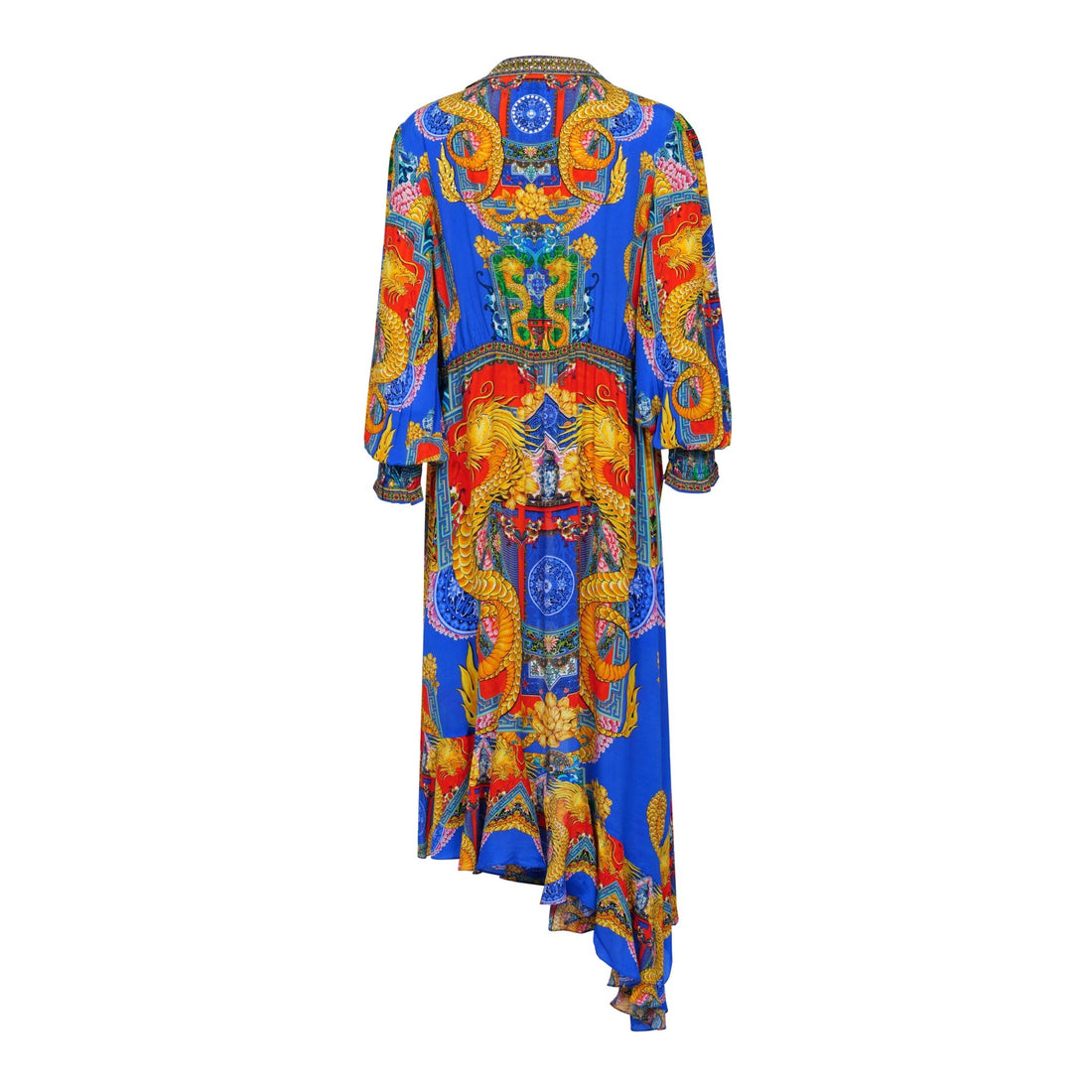 KINGDOM OF DRAGONS HI LOW WRAP DRESS - Czarina