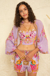 Lavender Hops Bustier Top - Czarina