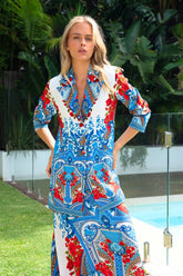 LOST IN AZURE BLAZER - Czarina