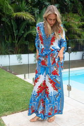 LOST IN AZURE BUTTERFLY TOP SET - Czarina