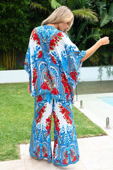 LOST IN AZURE BUTTERFLY TOP - Czarina