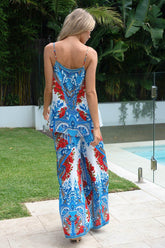 LOST IN AZURE CAMI TOP - Czarina