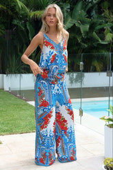 LOST IN AZURE CAMI TOP - Czarina