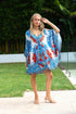 LOST IN AZURE KAFTAN DRESS - Czarina