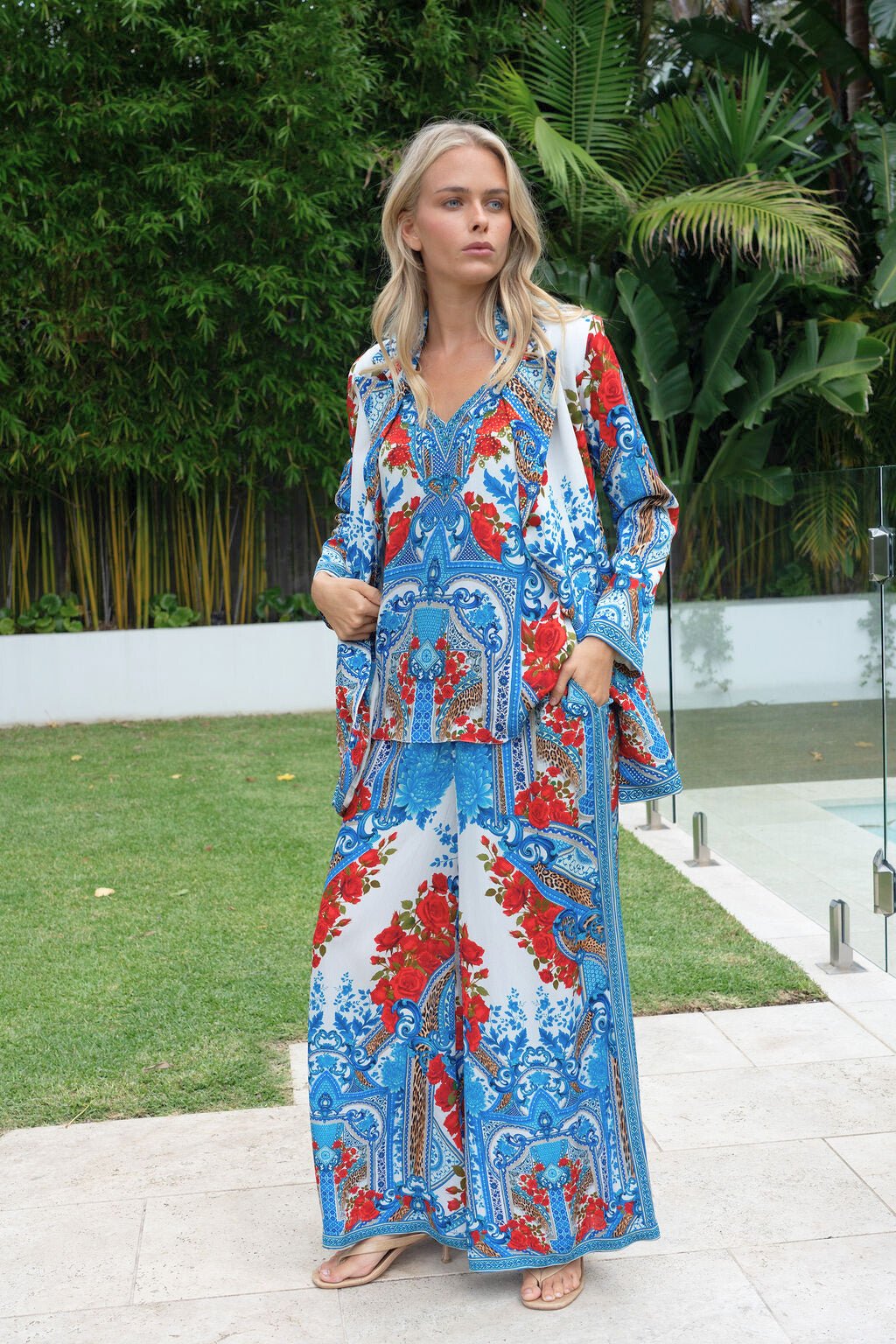 LOST IN AZURE TROUSER - Czarina