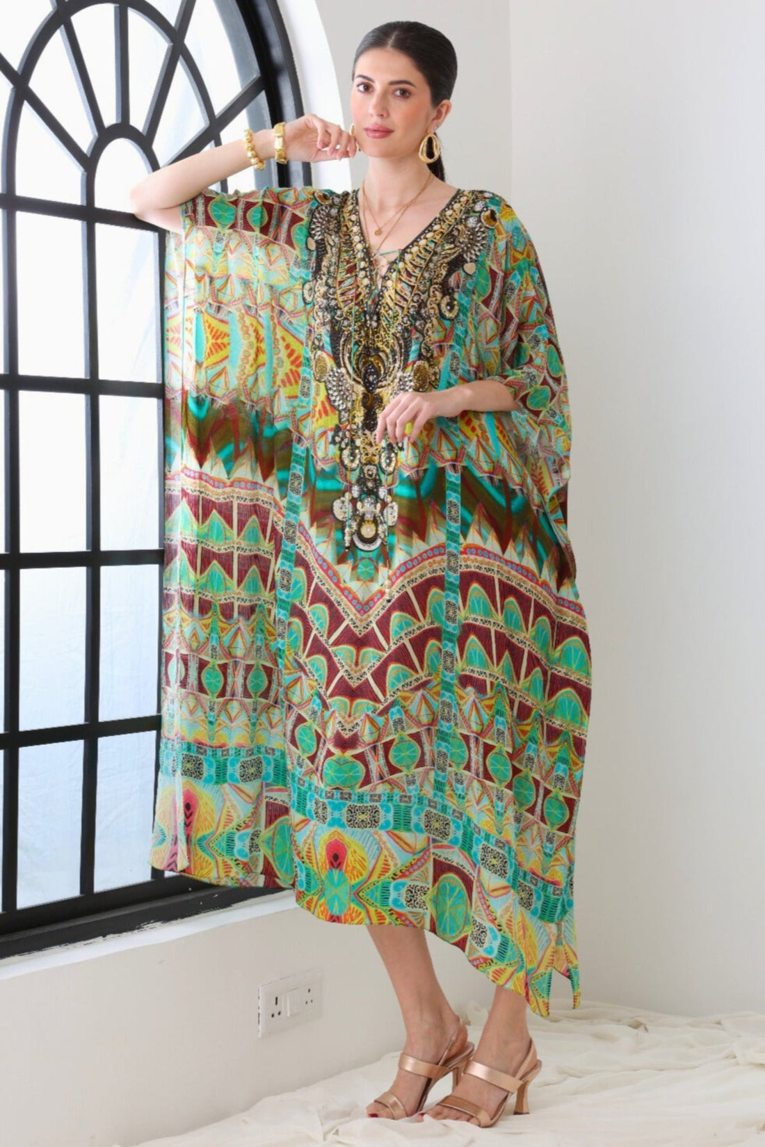 Lost In Laos Medium Kaftan - Czarina