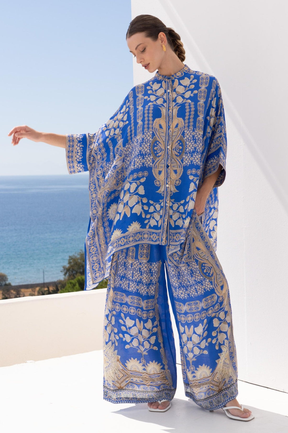 MEDITERRANEAN BLUES CO - ORD SET - Czarina