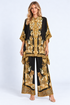 Midnight Romance Kaftan Top with Sleeves - front view; trousers sold separately