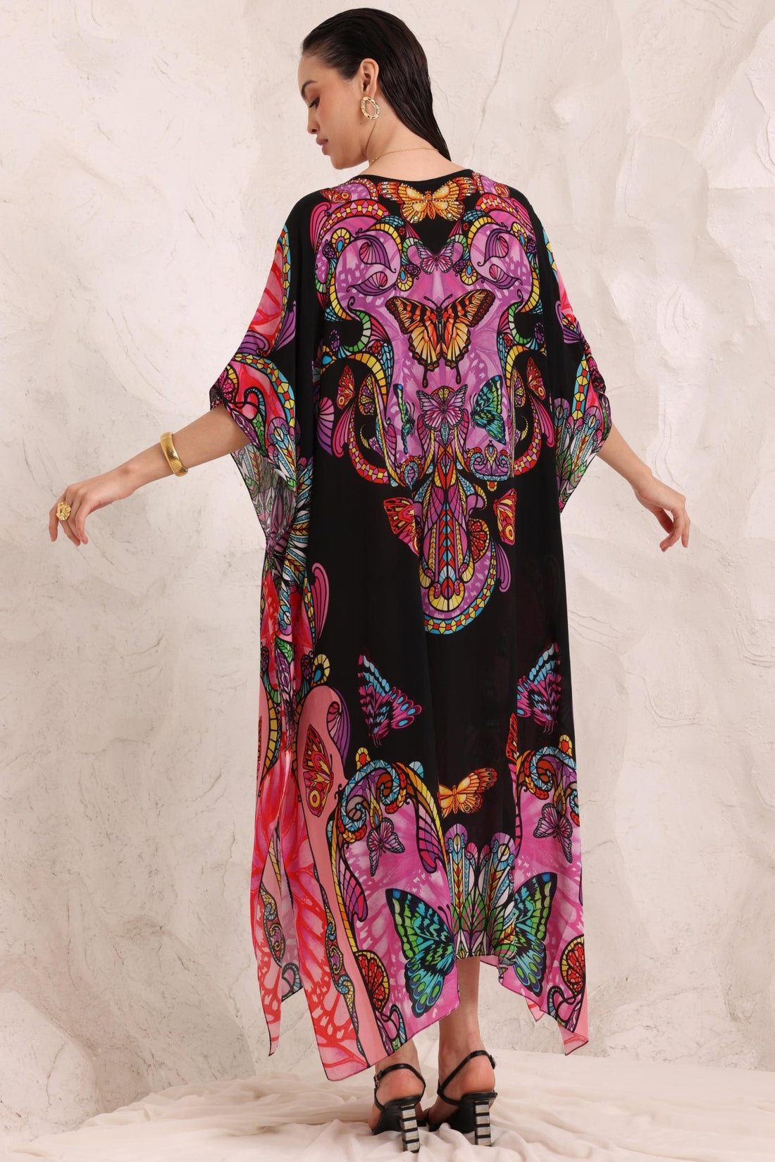 Midnight Wings Medium Kaftan - Czarina