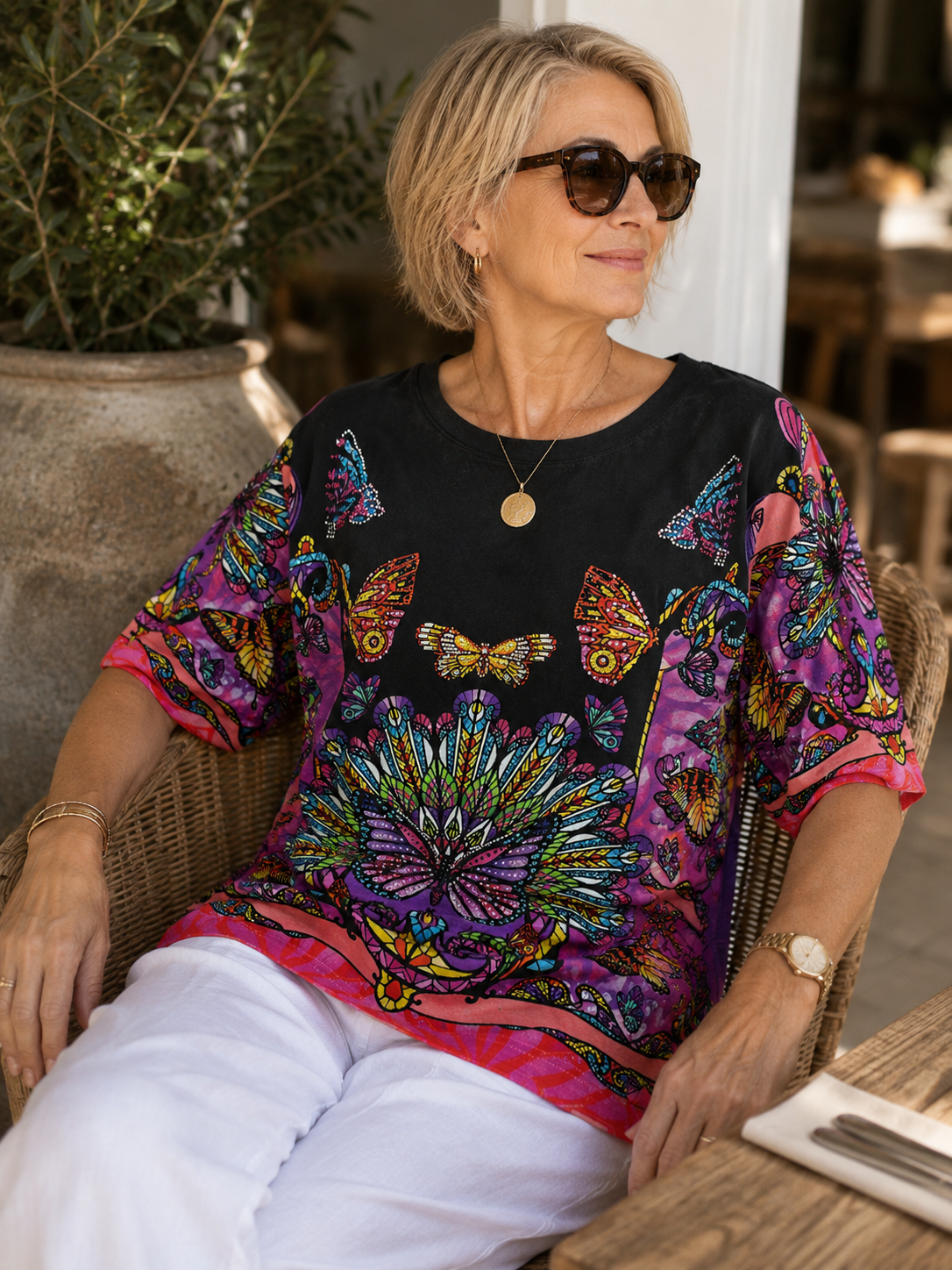 MIDNIGHT WINGS T - SHIRT - Czarina
