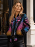 Neon CIty Padden Bomber Jacket - Czarina