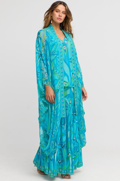 OCEANIC BLUES MEDIUM CAPE - Czarina