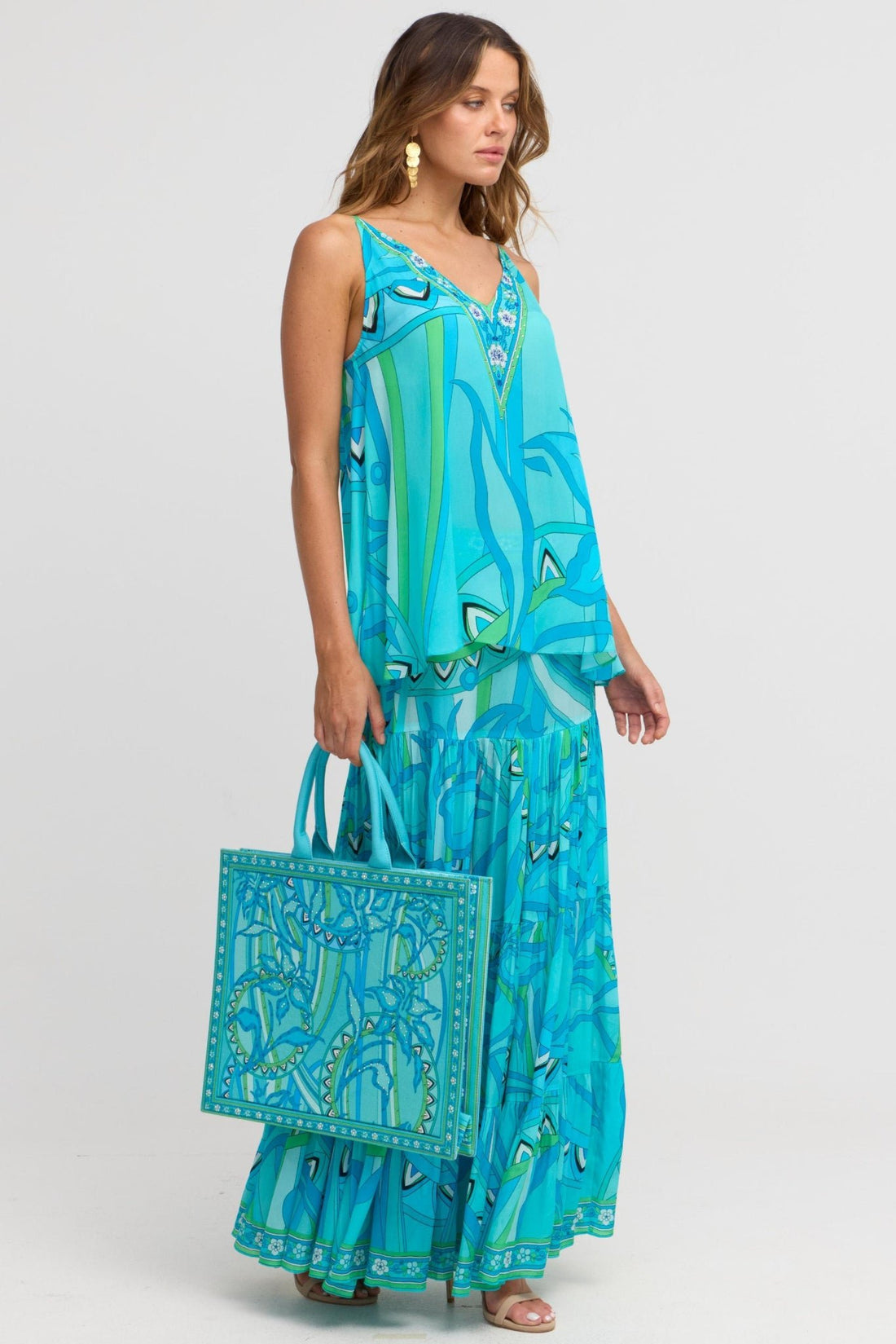 OCEANIC BLUES TOTE BAG - Czarina