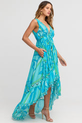 OCEANIC BLUES V - N HI LOW DRESS - Czarina