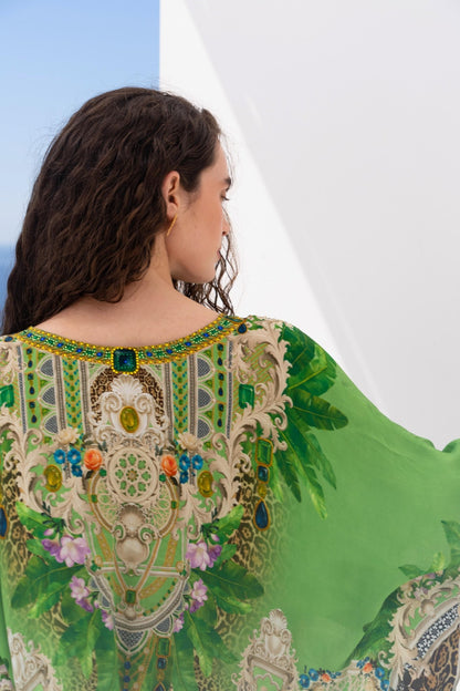 PALM PARADISE BUTTERFLY TOP - Czarina