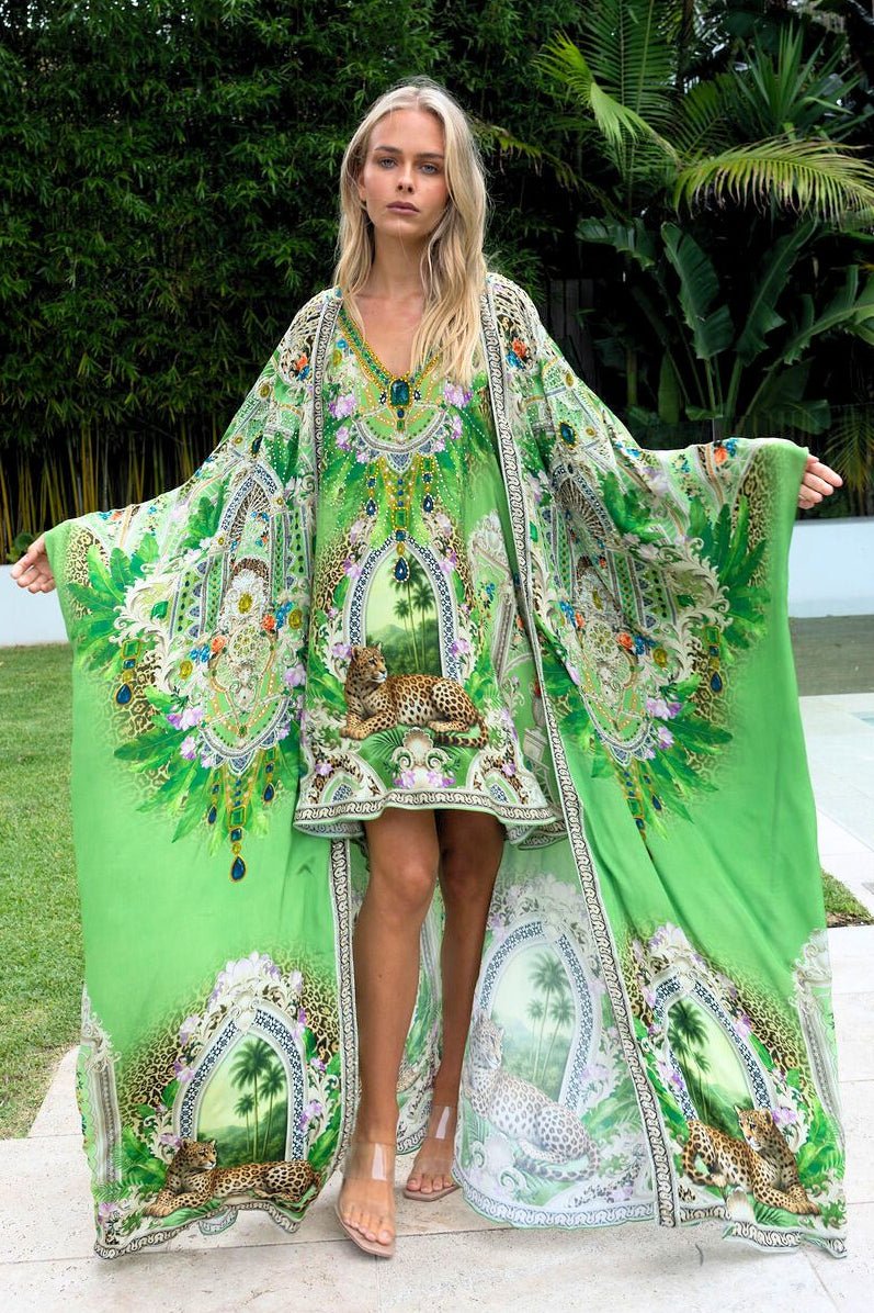 PALM PARADISE LONG CAPE - Czarina