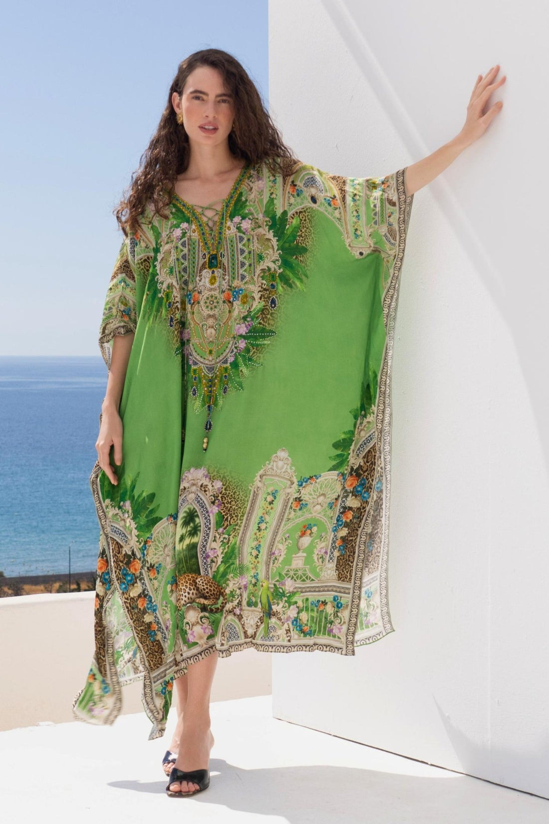 PALM PARADISE MEDIUM KAFTAN - Czarina