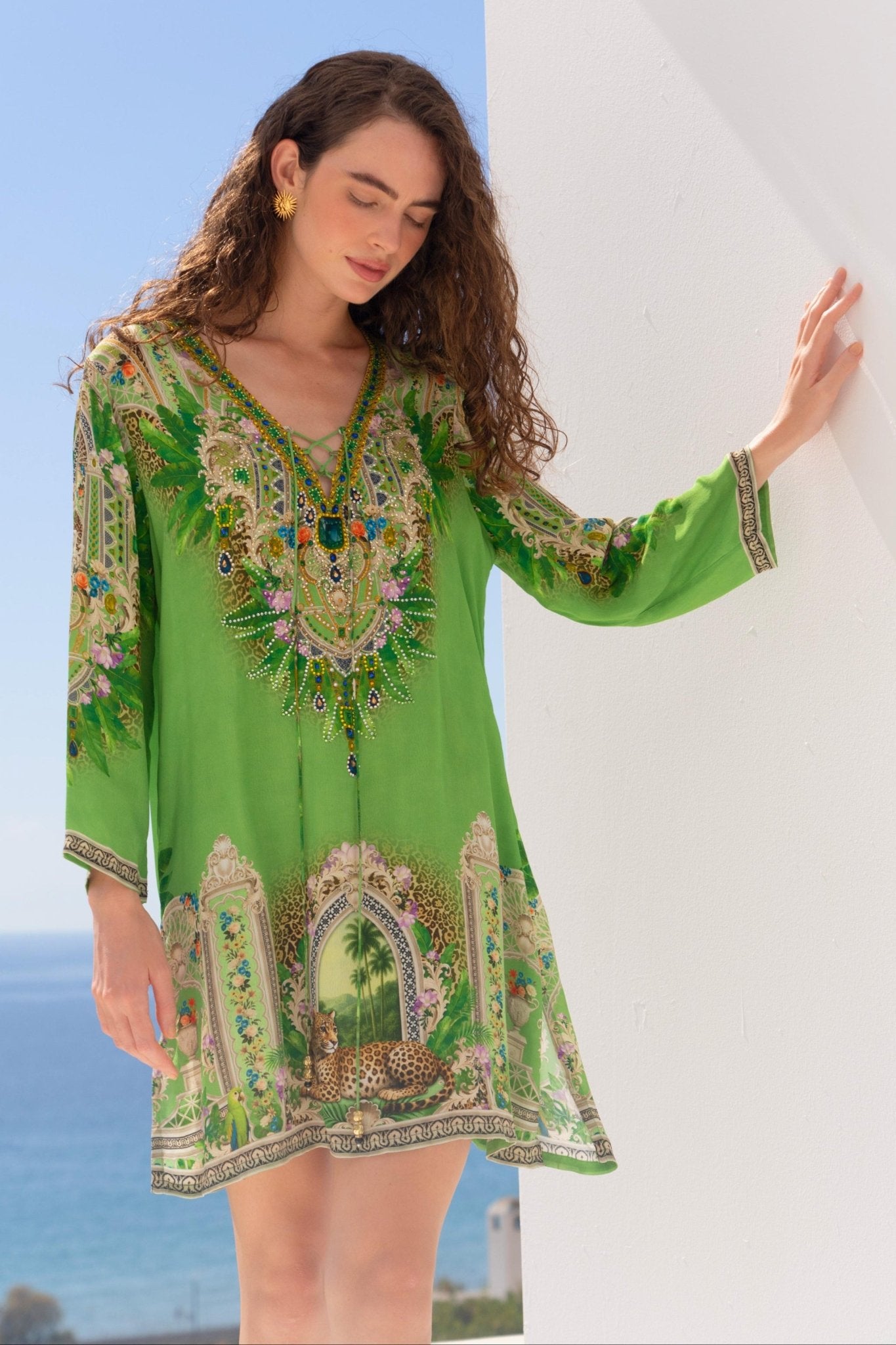 PALM PARADISE TUNIC - Czarina
