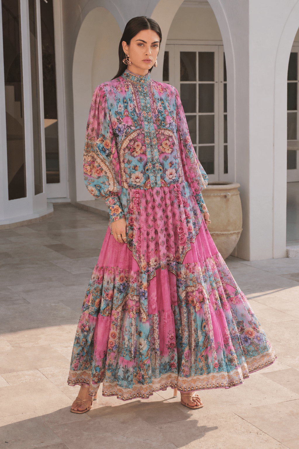 PARADISO BUTTON DOWN MAXI DRESS - Czarina