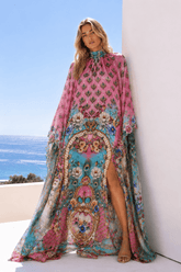 PARADISO HI NECK MAXI KAFTAN - Czarina