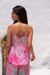 Pink Boho Cami Top - Czarina