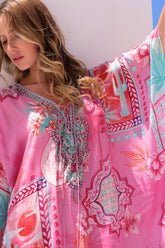 Pink Boho Medium Kaftan - Czarina