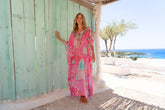Pink Boho R - N Long Kaftan - Czarina