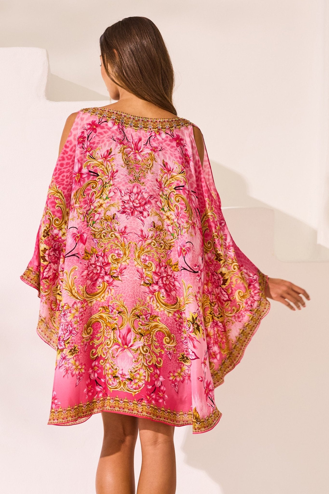 Pink Candy Kaftan Dress - Czarina