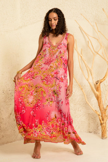 Pink Candy Maxi Dress - Czarina