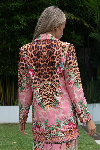 PINK CHEETAH BLAZER - Czarina