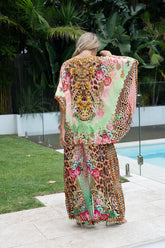 PINK CHEETAH BUTTERFLY TOP - Czarina