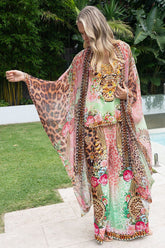 PINK CHEETAH MEDIUM CAPE - Czarina