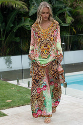 PINK CHEETAH TROUSERS - Czarina