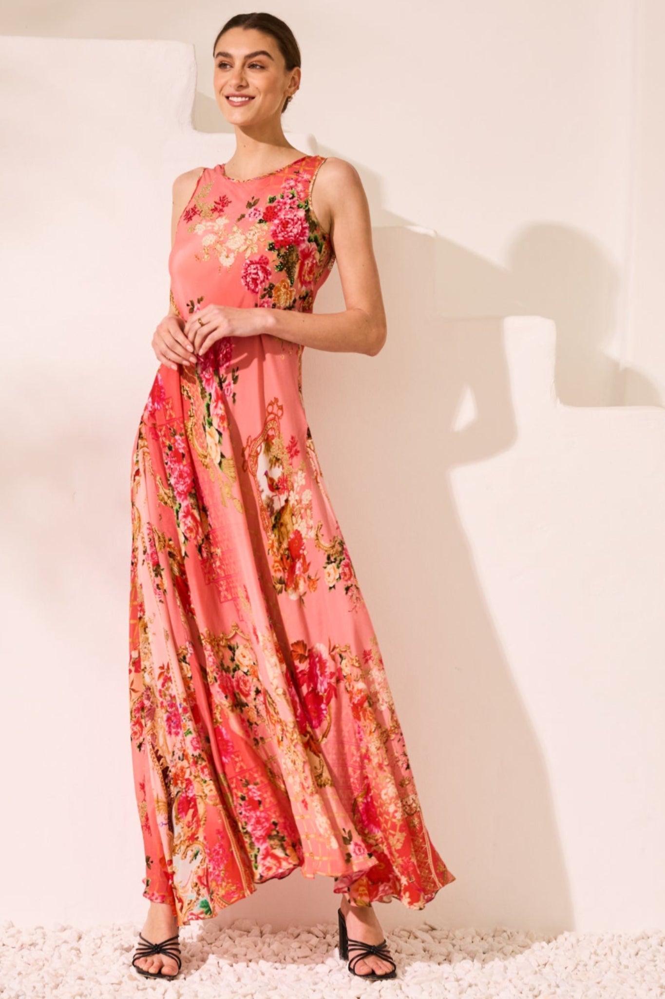 PINK PARADISE A LINE DRESS - Czarina
